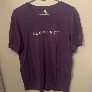 Sharp Mid Purple Bella Canvas Element AI Tshirt SZ Large 🔥